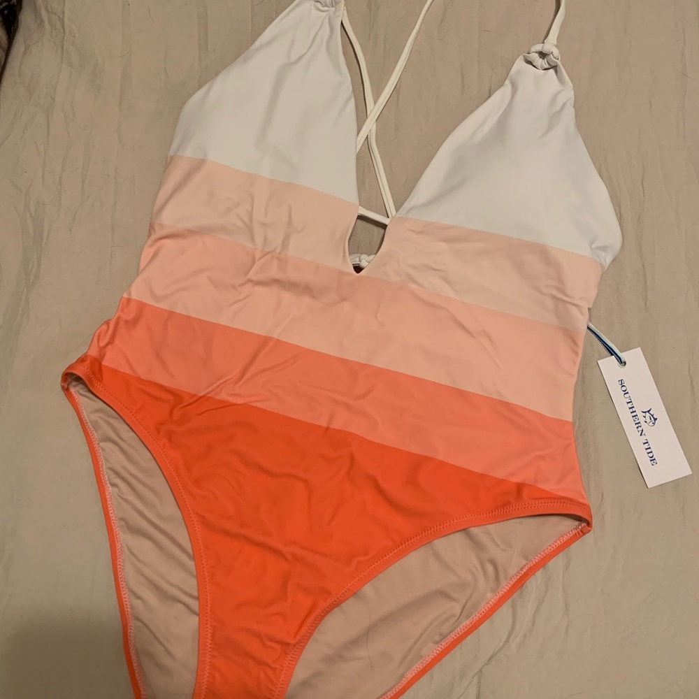 NWT Southern Tide ombré one piece swimsuit